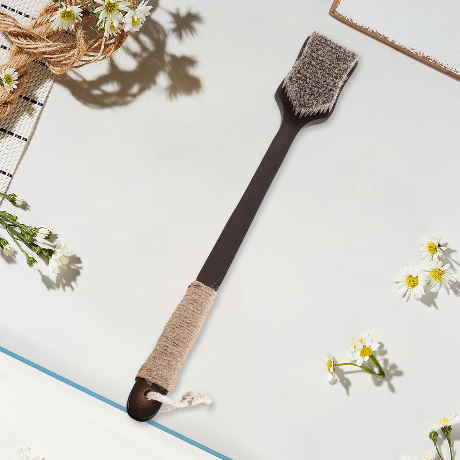 VICASKY Spazzola per Schiena Doccia Manico per Scrub Corpo Esfoliante con Impugnatura Ergonomica Adatta per Pulizia Profonda e Asciugatura Rapida