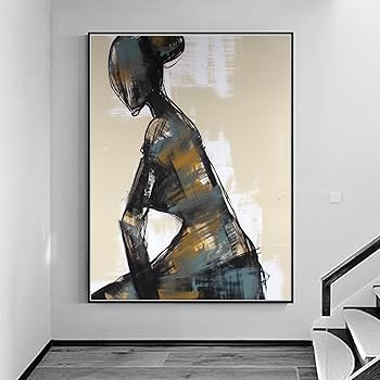 Amazon.com: Yahedoba Original Sexy Portrait Abstract Lady