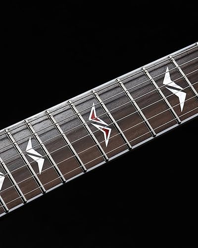 Miniatura 6 de WestCreek RACER - Guitarra eléctrica de cuerpo sólido, guitarra de doble corte, trastes de extremo redondeado, tuerca de hueso, diapasón de