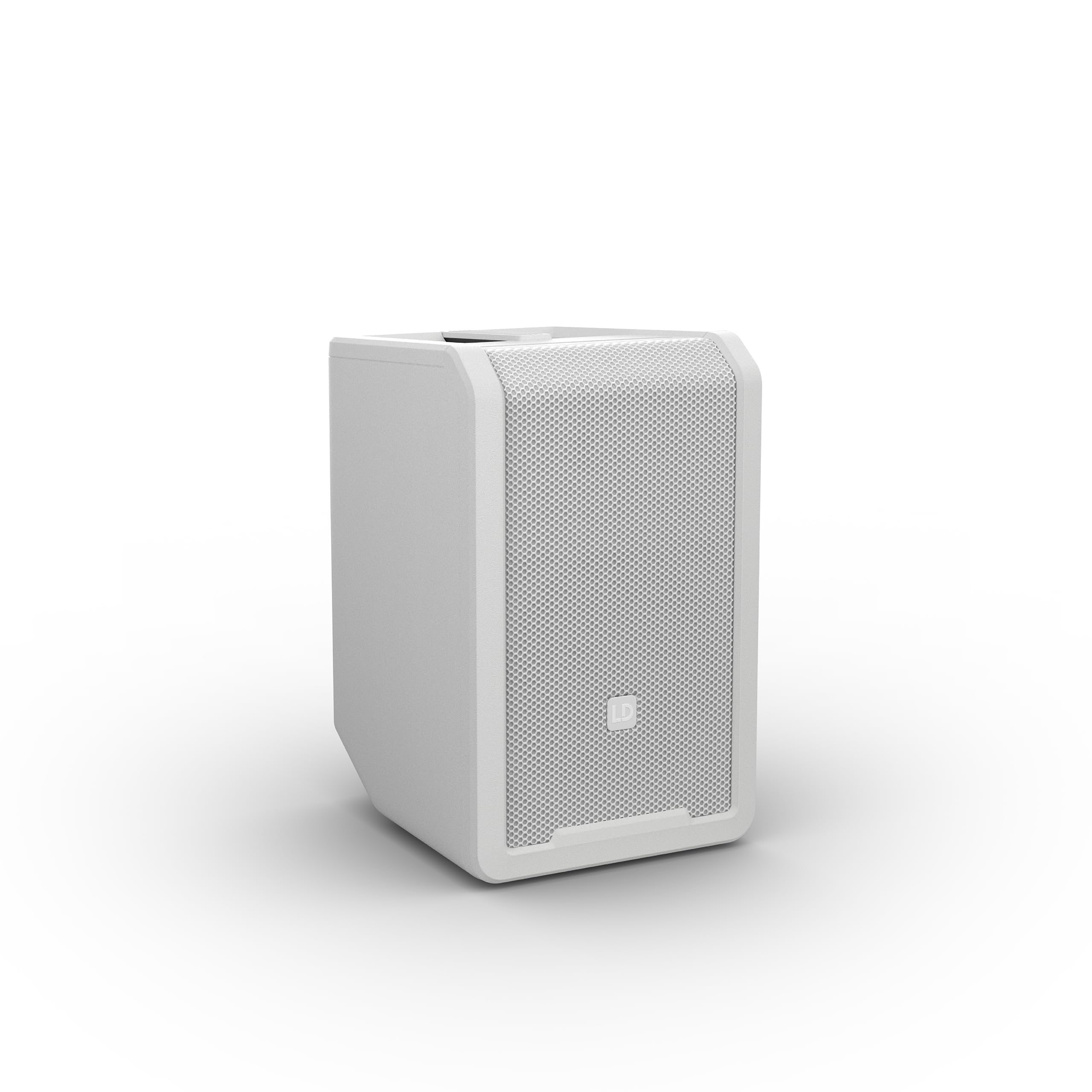 ANNY 8 Przenośny głośnik PA na baterie Bluetooth i mikser Pure White