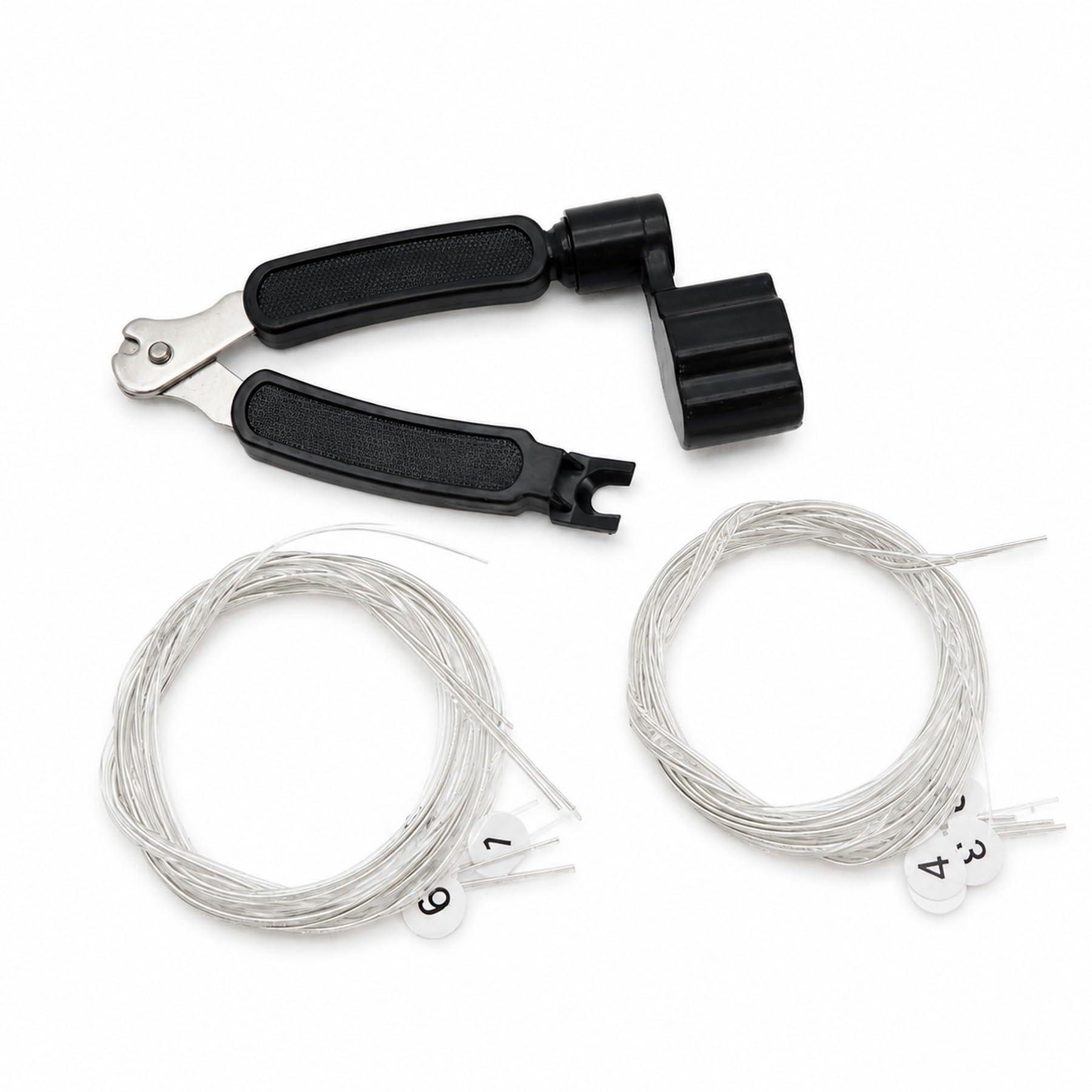 2 set di corde in nylon per chitarra classica + cambio corde 3 in 1