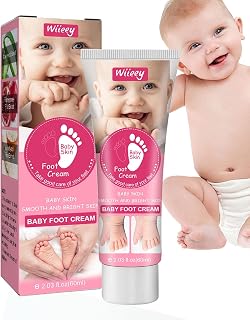 2 Pcs Hidratante Facial Para Crianças - Hidratante Bebé Rosto E Corpo 60ml | Hidratante orgânico para bebês hidrata, suaviza e acalma delicadamente a secura Uwariloy