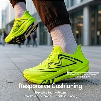 Women's Marathon Running Shoes Dual Carbon Plates & Dual Midsole Fashion Workout Shoes