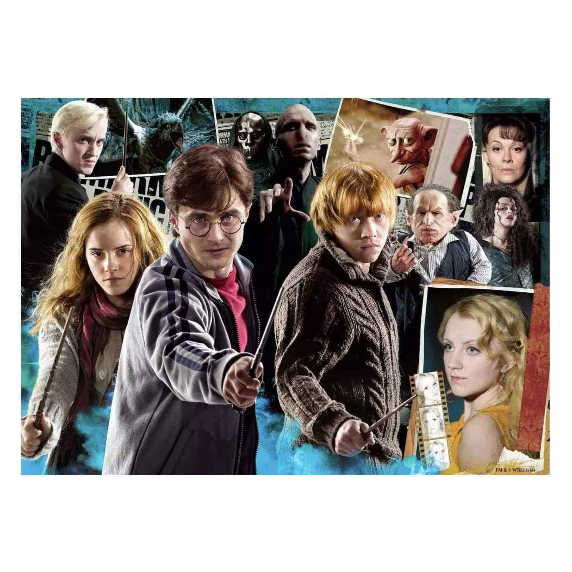 Puzzle Nathan 250 Pezzi - La Passione Del Quidditch Per Bambini + Raccoglitore (Harry Potter) - 4