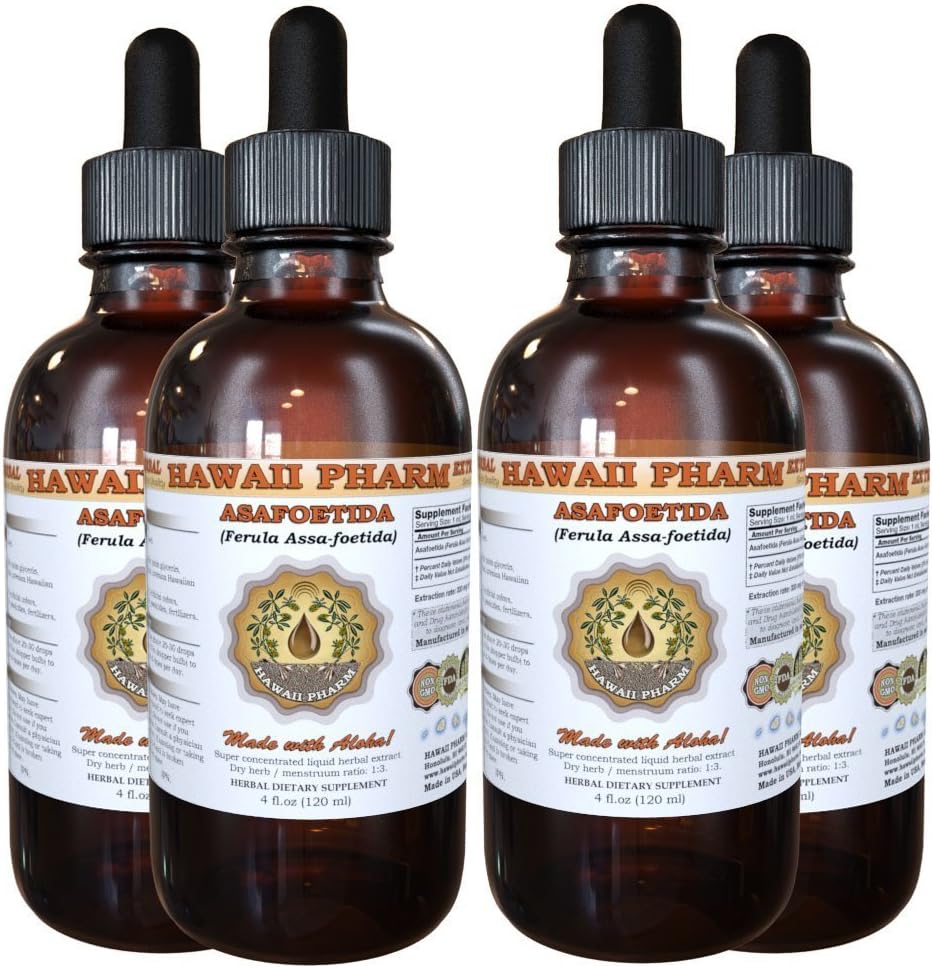 Hawaii Pharm Asafoetida Liquid Extract, Organic Asafoetida
