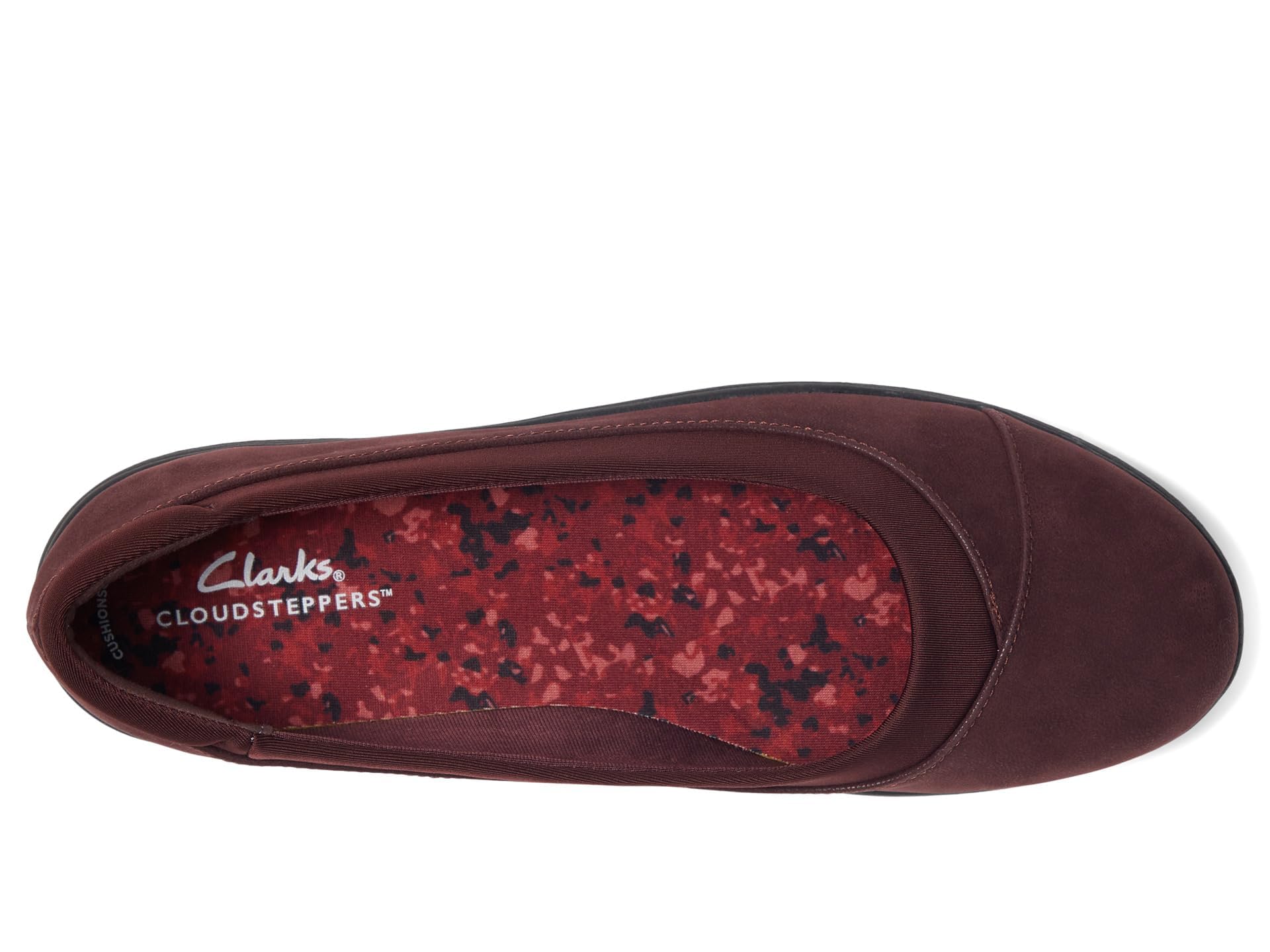 Clarks Womens Breeze Ayla: 8.5 Burgundy Synthetic