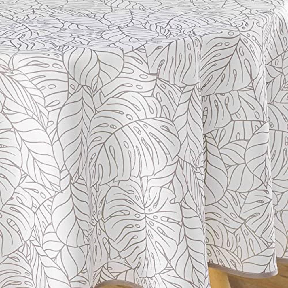 Douceur d'Intérieur Nappe Ronde ( 180 cm) Iliade, Coton & Polyester