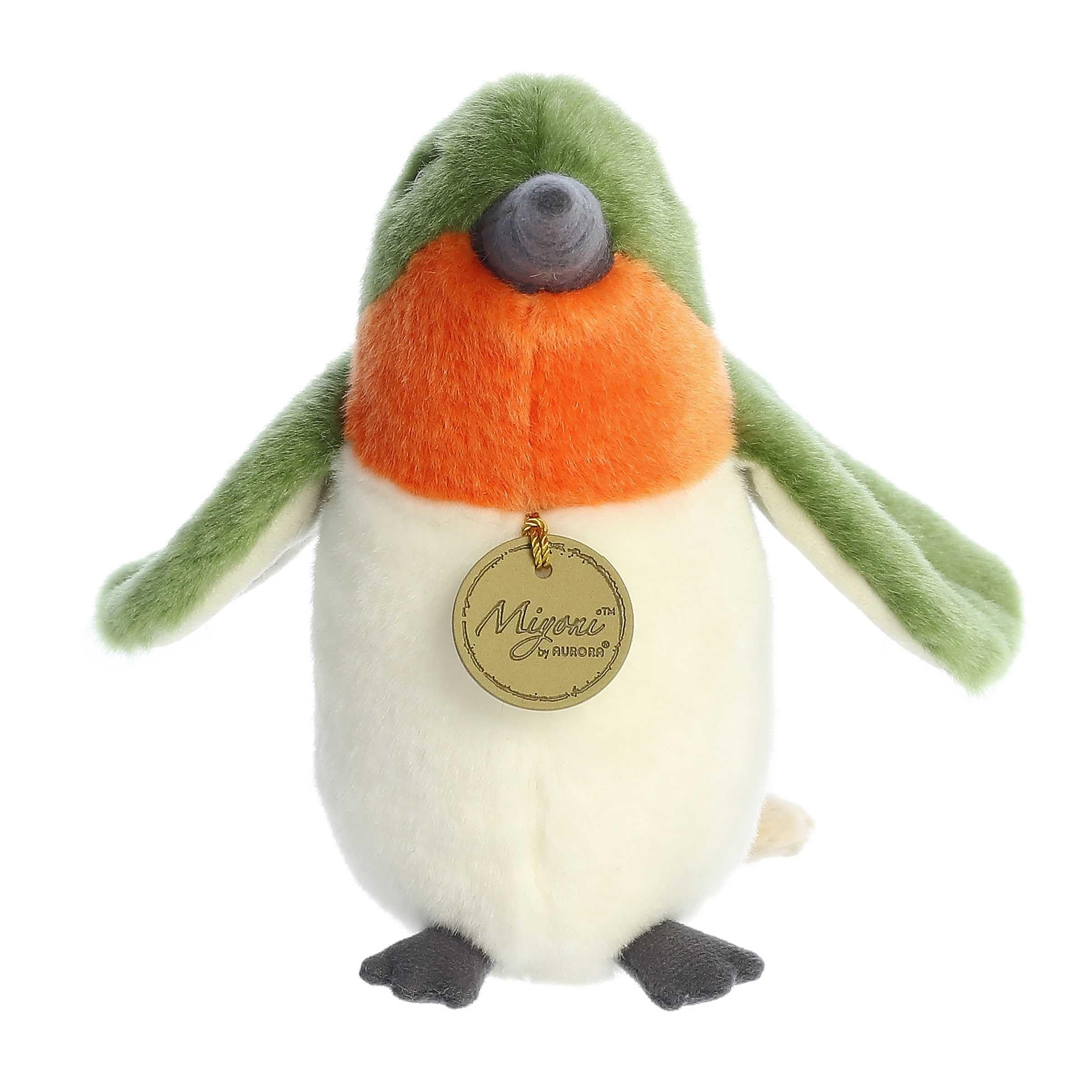 Aurora(r) Adorable Miyoni(r) Ruby-Throated Hummingbird Stuffed Animal - Lifelike Detail - Cherished Companionship - Green 9 Inches - Image 2