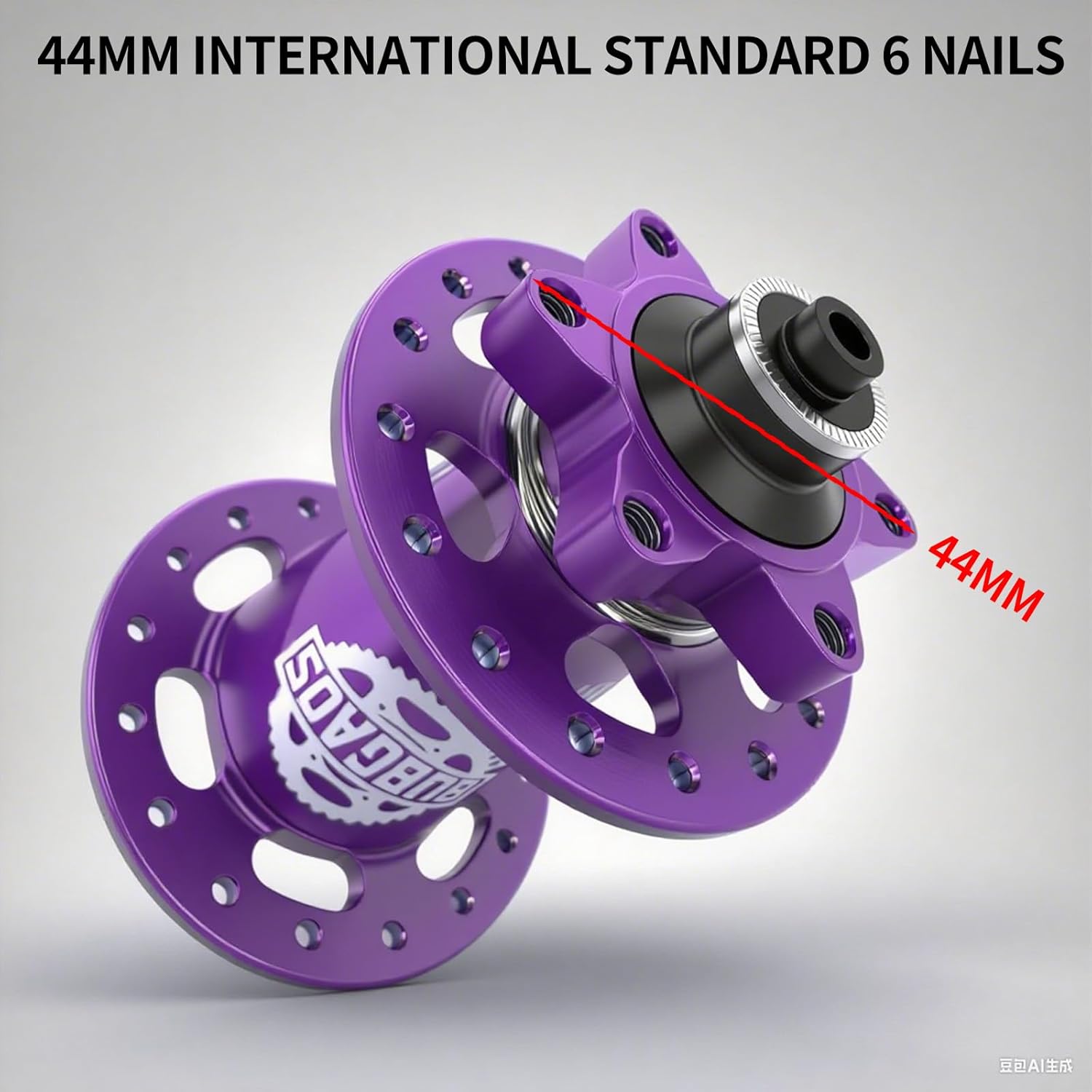 Bicycle Hub Disc 32H Front&Rear Disc Brake Hub MTB Mountain Bike 6 Pawls 32 Hole/36 Hole Bike Hub Disc 7075 Aluminum Ultralight Bike Disc Brake Hub for 8/9/ 10/11/ 12/13 Speed