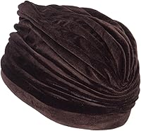 Vista 2 de Sombrero turbante de terciopelo para mujer