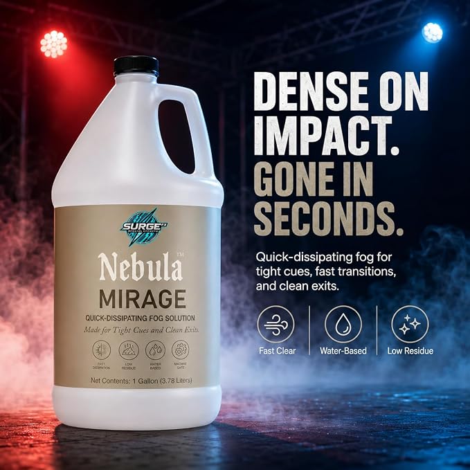 Fluido de Niebla Rápido SurgeFX Nebula Mirage 1 Galón miniatura 2