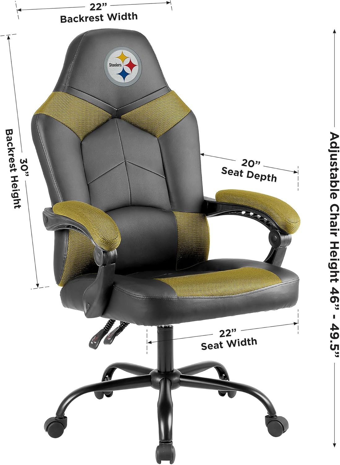 Imperial Pittsburgh Steelers Oversized Office Chair