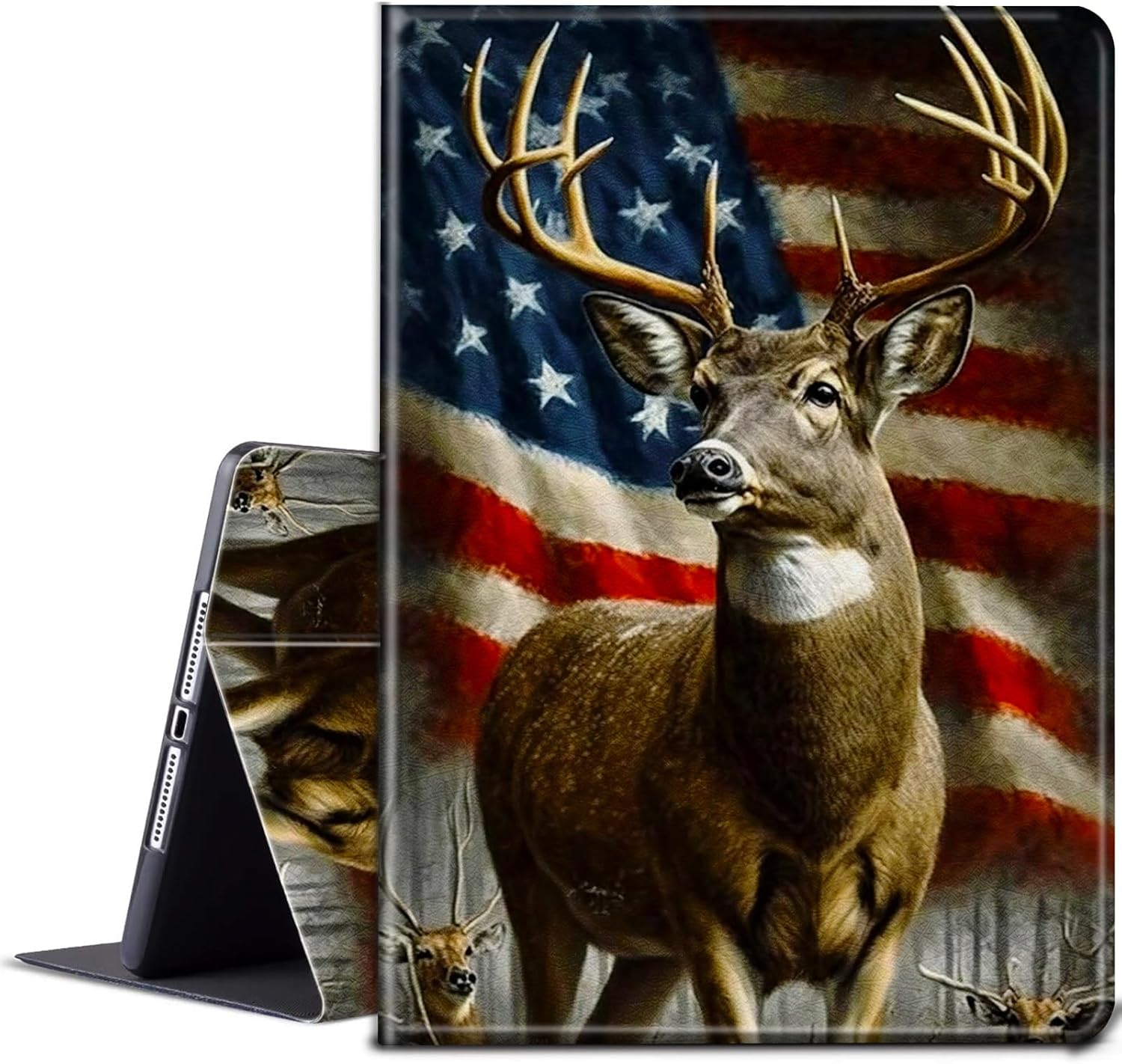 for All-New Fire HD 10 Tablet Case (13th Generation 10.1 inch 2023 Release) with Adjustable Stand & Auto Wake/Sleep Feature Smart Protect Cover Case - Colorful Dragonfly