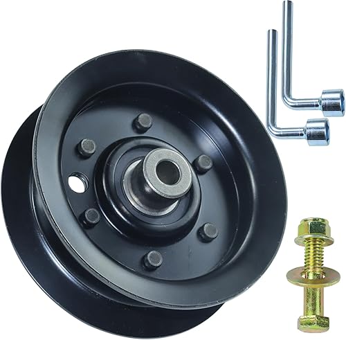 La polea tensora plana 132-9420 reemplaza la polea tónica plana Toro 132-9420, polea tónica plana Toro 106-2175, polea tensora eXmark 132-9420 Toro