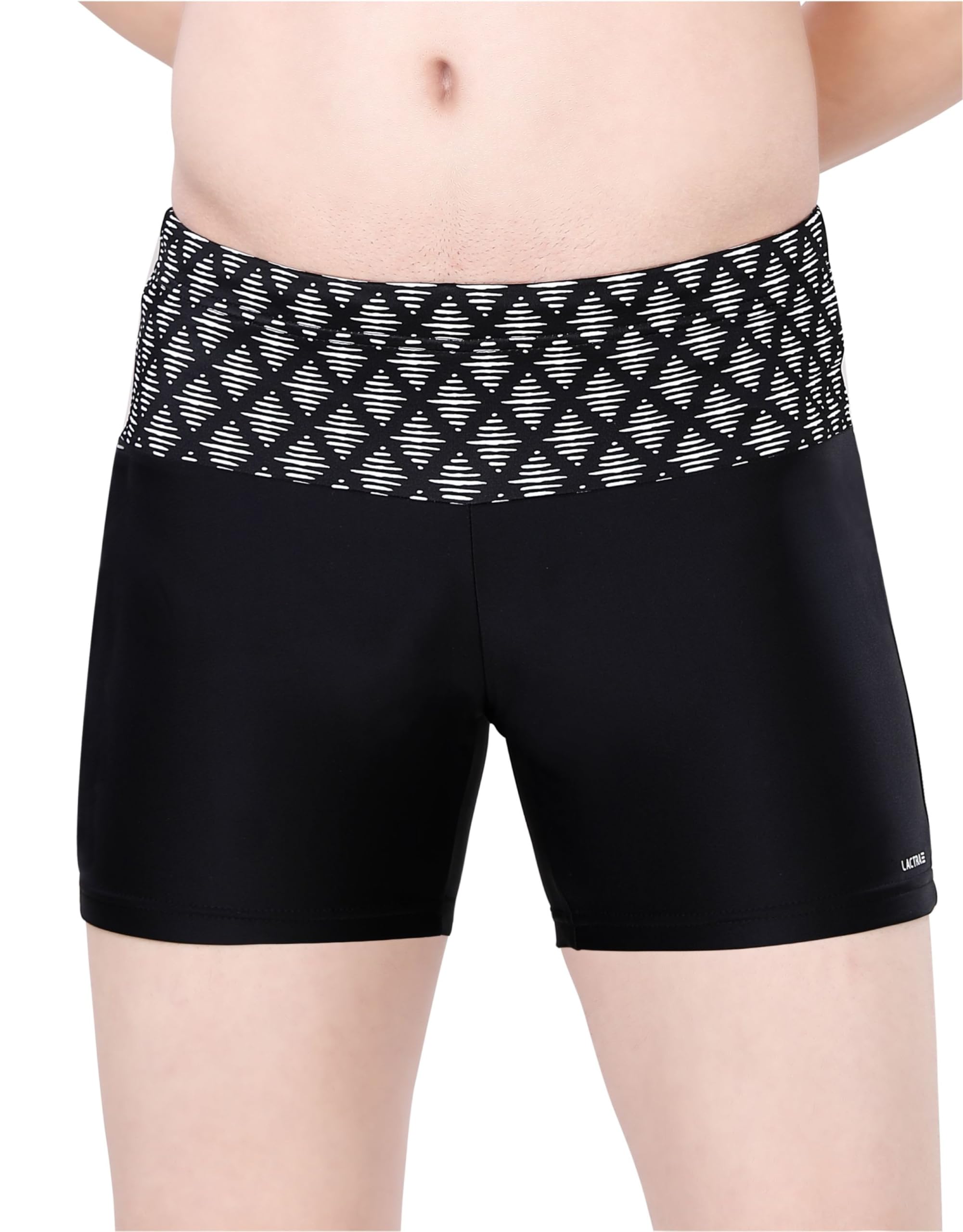 Aqua Shorts - Men's Printed Panel Swim Trunks for Training | Drawstring, Quick-Dry, Shape Retention, UPF 50+-image-3