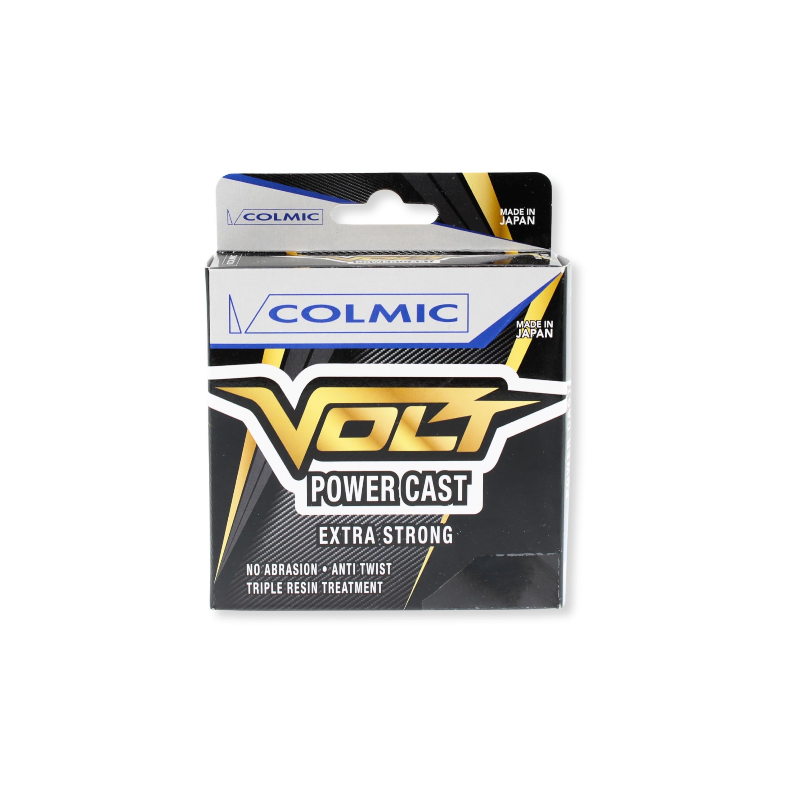 Colmic Volt Power Cast – Monofilamento de Pesca Fabricado en Japón para Surfcasting y Mar – Extra Strong, Alta Visibilidad, Anti Twist, Fluorine Triple Resin, Bobina 300 m/1000 m