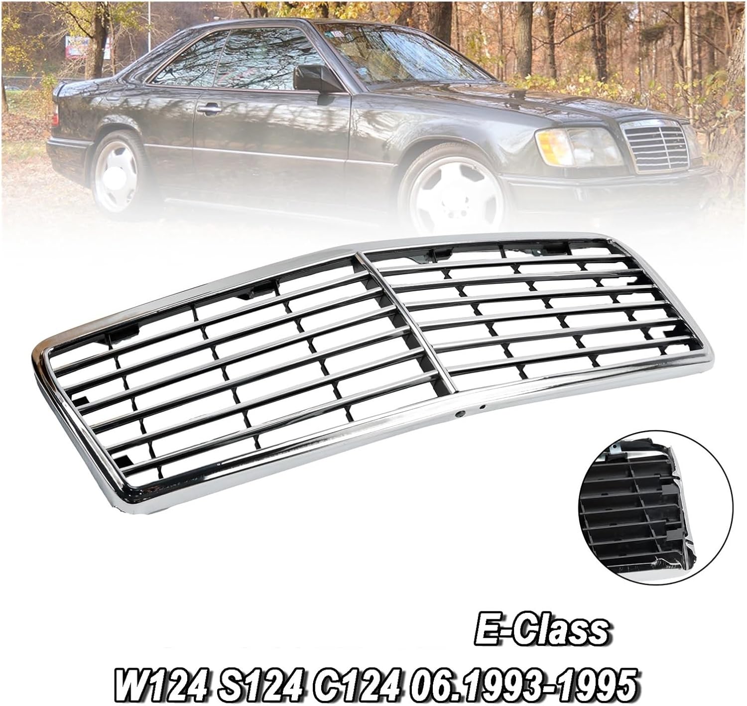 メルセデスベンツ W124 後期インナーグリル メルセデスベンツW124後期用フロントグリルモール ⑤ 【公式通販】