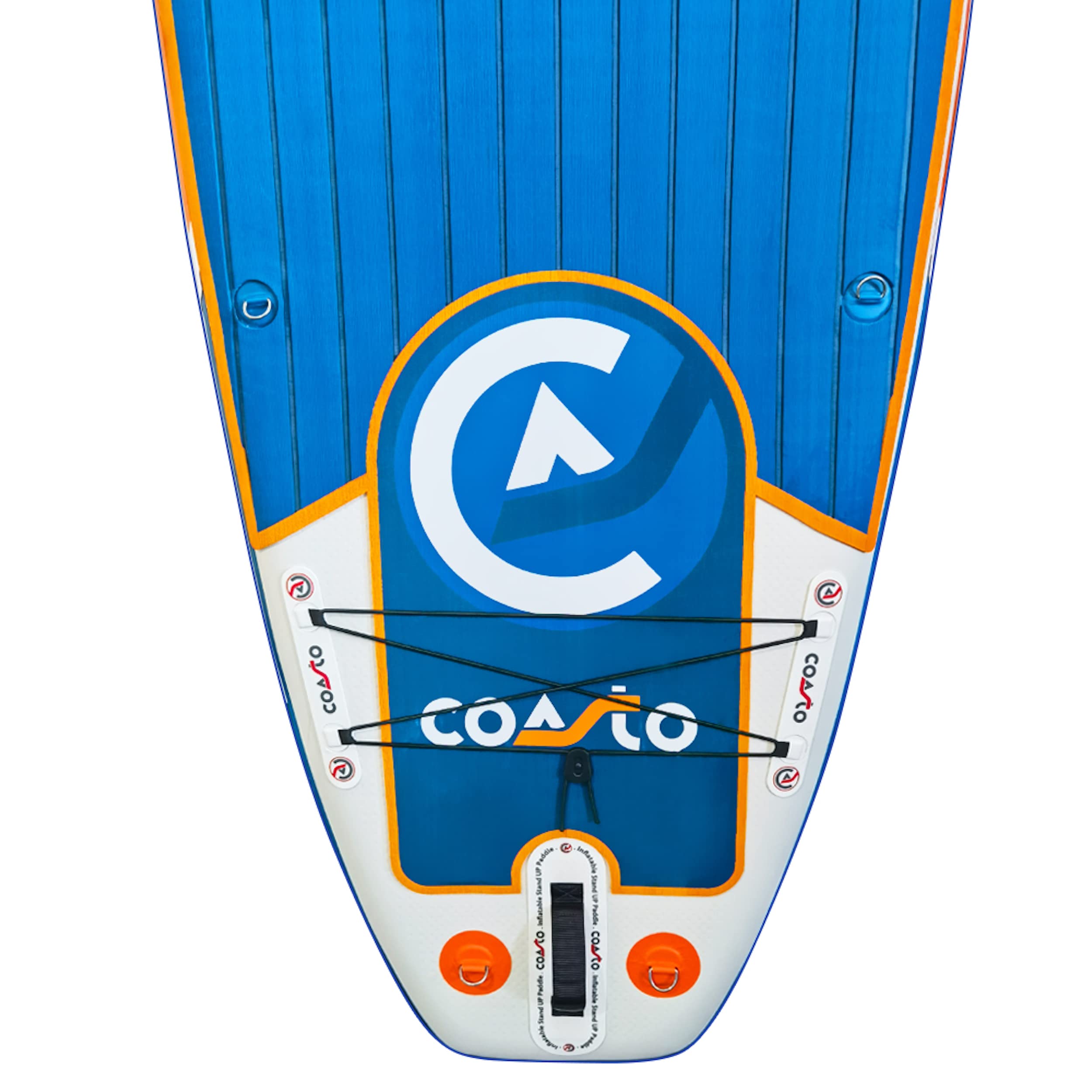 Coasto Nautilus Tabla Sup, Adultos Unisex, Teal/Naranja, 11'8"