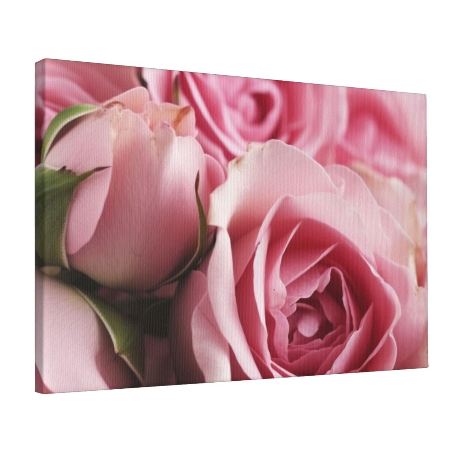 Impression roses roses poésie florale et douceur murale - 8