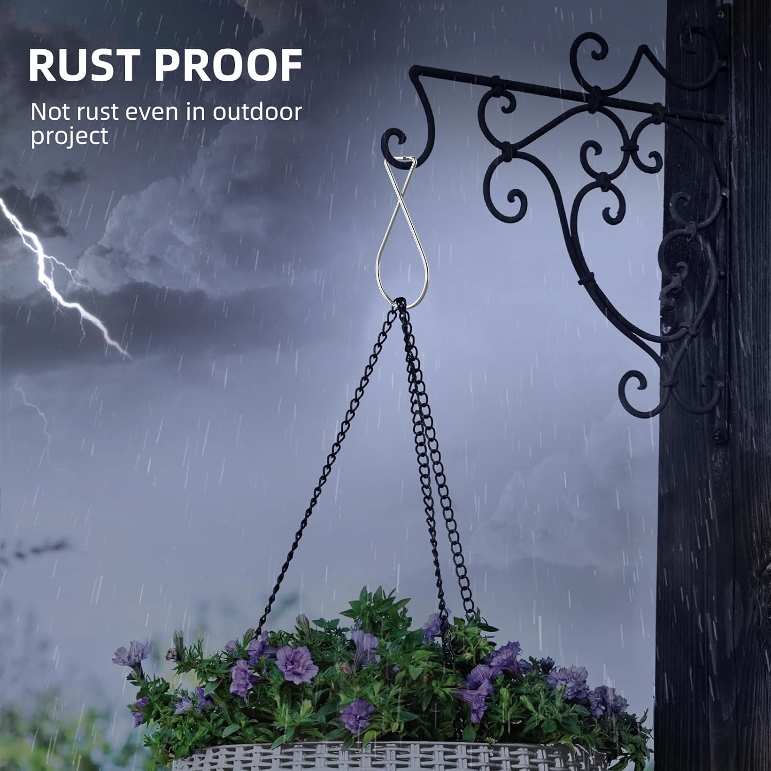 Pack Silver Drop Ceiling Clips: Hanging Hooks for Office, Home, Classroom & Wedding Decorations