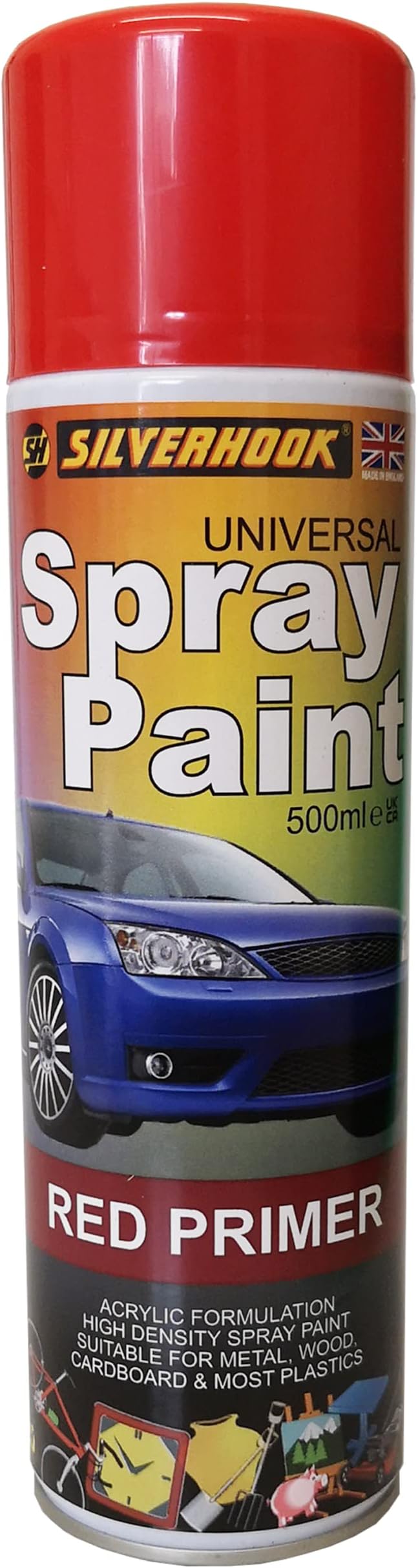 Silverhook SPB03 Spray Paint, Red Primer