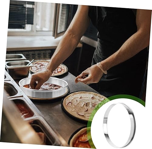 Miniatura 7 de Cabilock 1pc Pizza Saucing Ring Herramienta práctica para hornear pizza para uso doméstico, accesorio para relleno de bollos y magdalenas