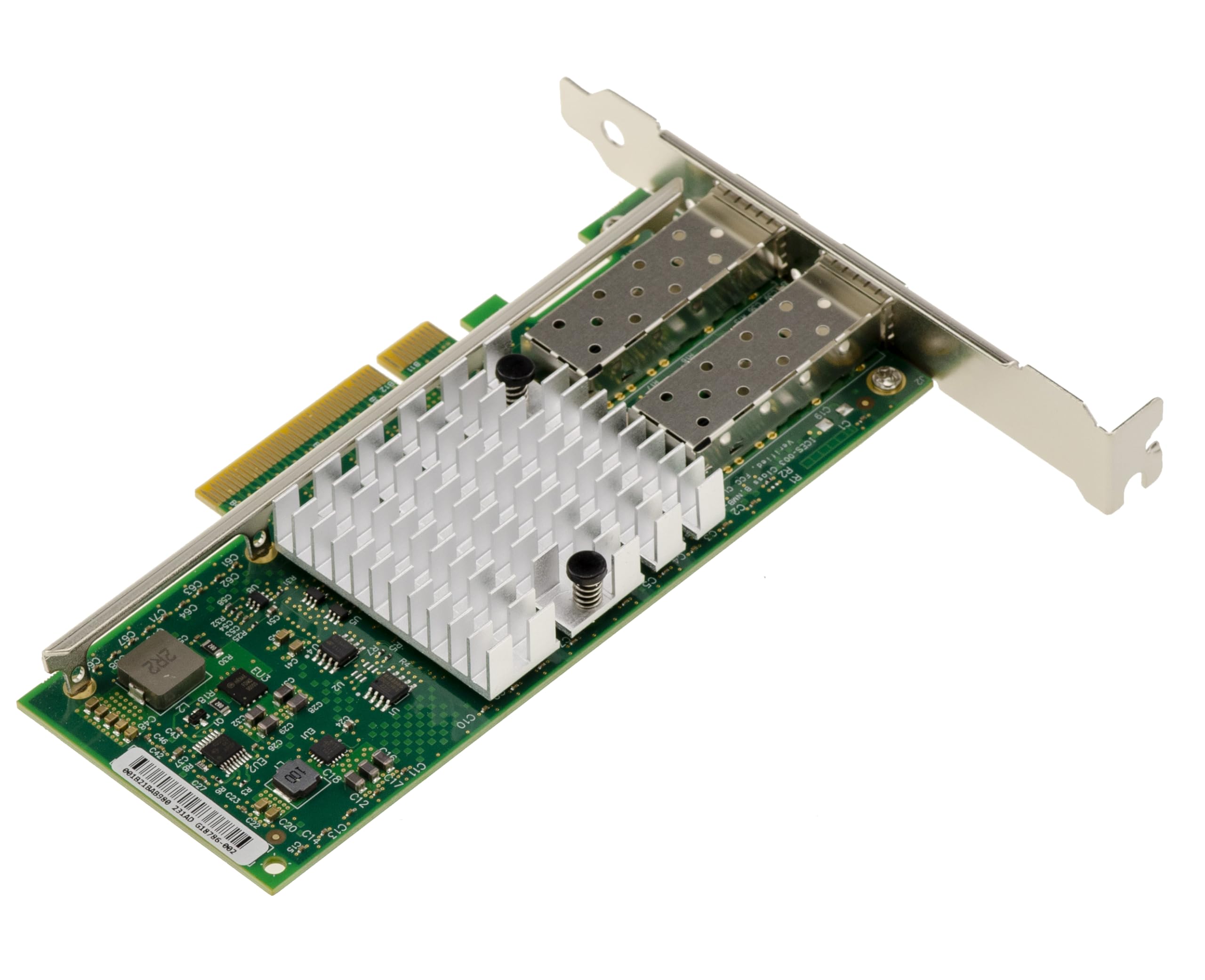 KALEA-INFORMATIQUE 10-GbE-Netzwerkcontroller-Karte PCIe x8 Intel 82599ES 2 Ports SFP+ (SR/LR/DAC) mit Intel VT-c Virtualisierungsunterstützung, IPsec/LinkSec