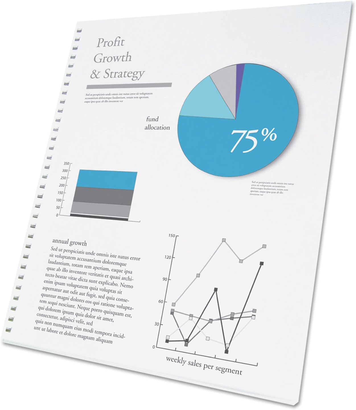 Swingline GBC 2514479 ProClick Presentation Paper 8-1/2 x11 White 250 Sheets