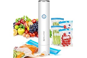 Travel Vacuum Sealer Bags with Pump for Freshness