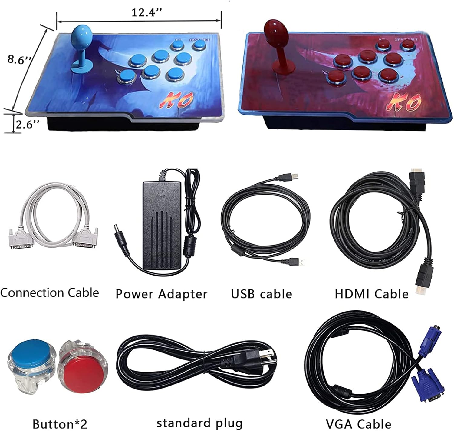 Buy RegiisJoy 13000 in 1 Pandora Box 40S Arcade Game Console, Retro Game  Machine for PC & Projector & TV, 2-4 Players, 3D Games,  Search/Hide/Save/Load/Pause Games, 1280X720 Online at Lowest Price in