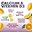Calcium Supplement Gummies - Sugar Free Calcium Gummy with 400 IU Vitamin D3 for Best Absorption - Supports Immune Health, Bones & Teeth - Nature\'s Calcium Chews for Women & Men - 60 Gummies