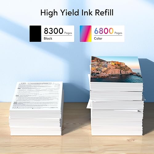 Miniatura 3 de 522 botellas de tinta de repuesto de alta capacidad para botellas de repuesto de tinta Epson 522 para usar con impresora EPSON ET-2803 ET-4700