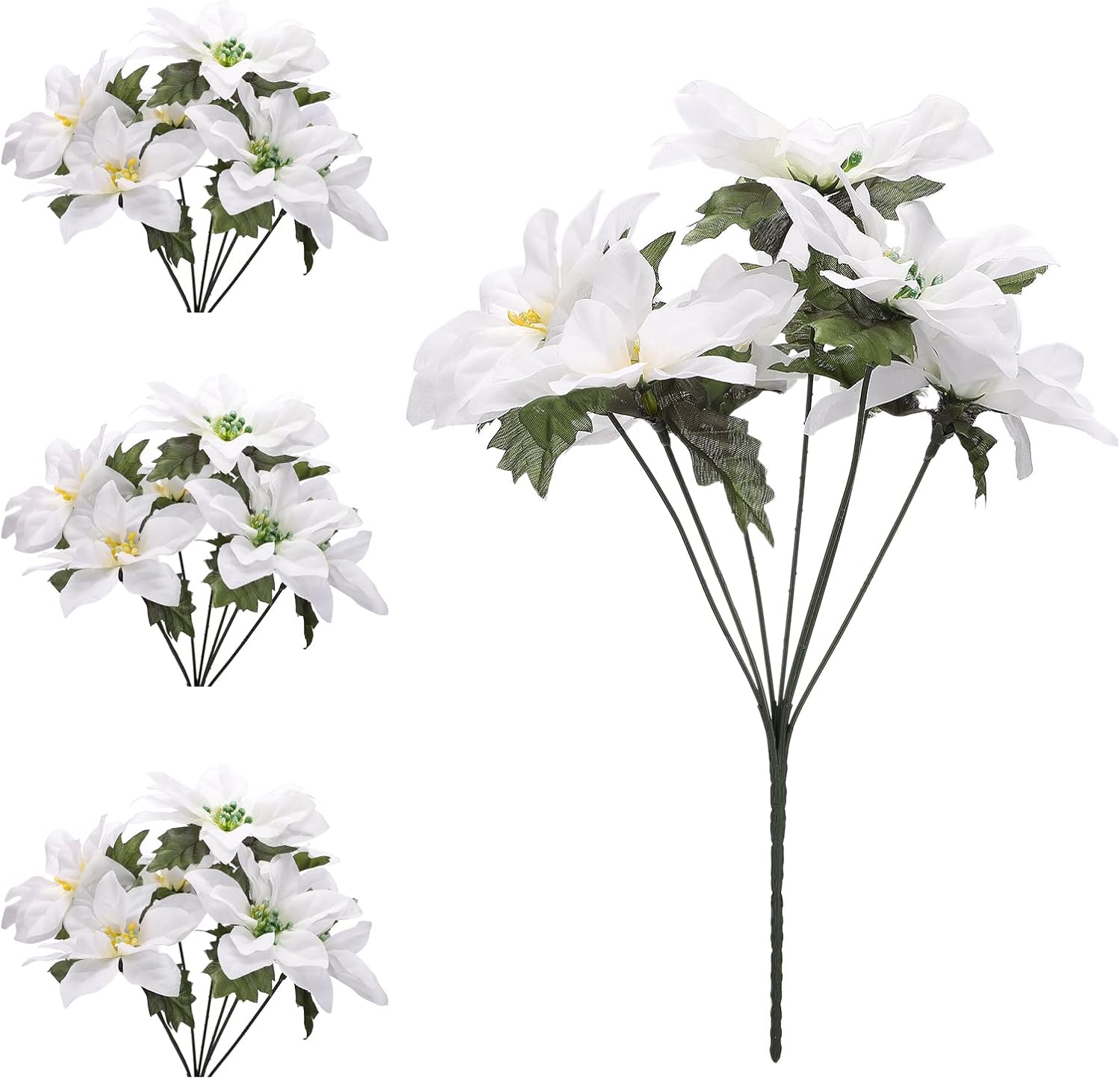 Artificial Fake Flowers Christmas Decorations , Bushes Fake