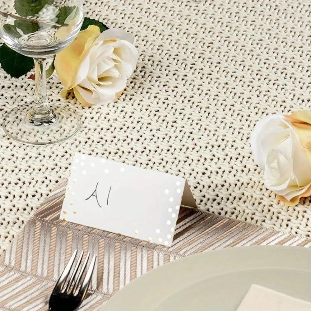 200 Stück Gold- und Silberpunkte for Hochzeiten, Sitzplatznummern, Tischkarten, Namen, Dekoration, Weihnachten, Geburtstag, Party, Gruß Für Partys(Gold dots)