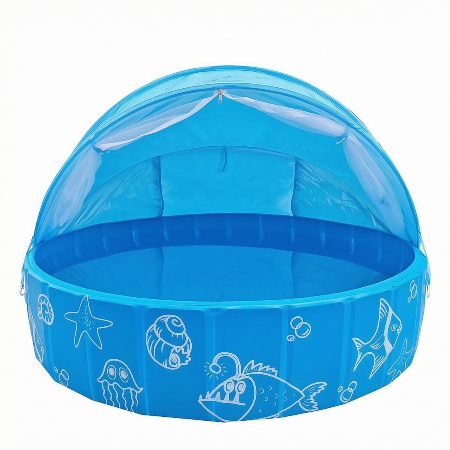 ABS Inflatable Pet Pool Sunshade Canopy 80x20cm 80-20cm Blue | Construction Drainage ABS Blue 80x20cm 80-20cm-image-8