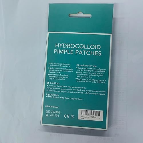 Miniatura 13 de 180 parches de espinillas para el acné hidrocoloide facial parches invisibles para espinillas faciales parches de acné para la cara, parche