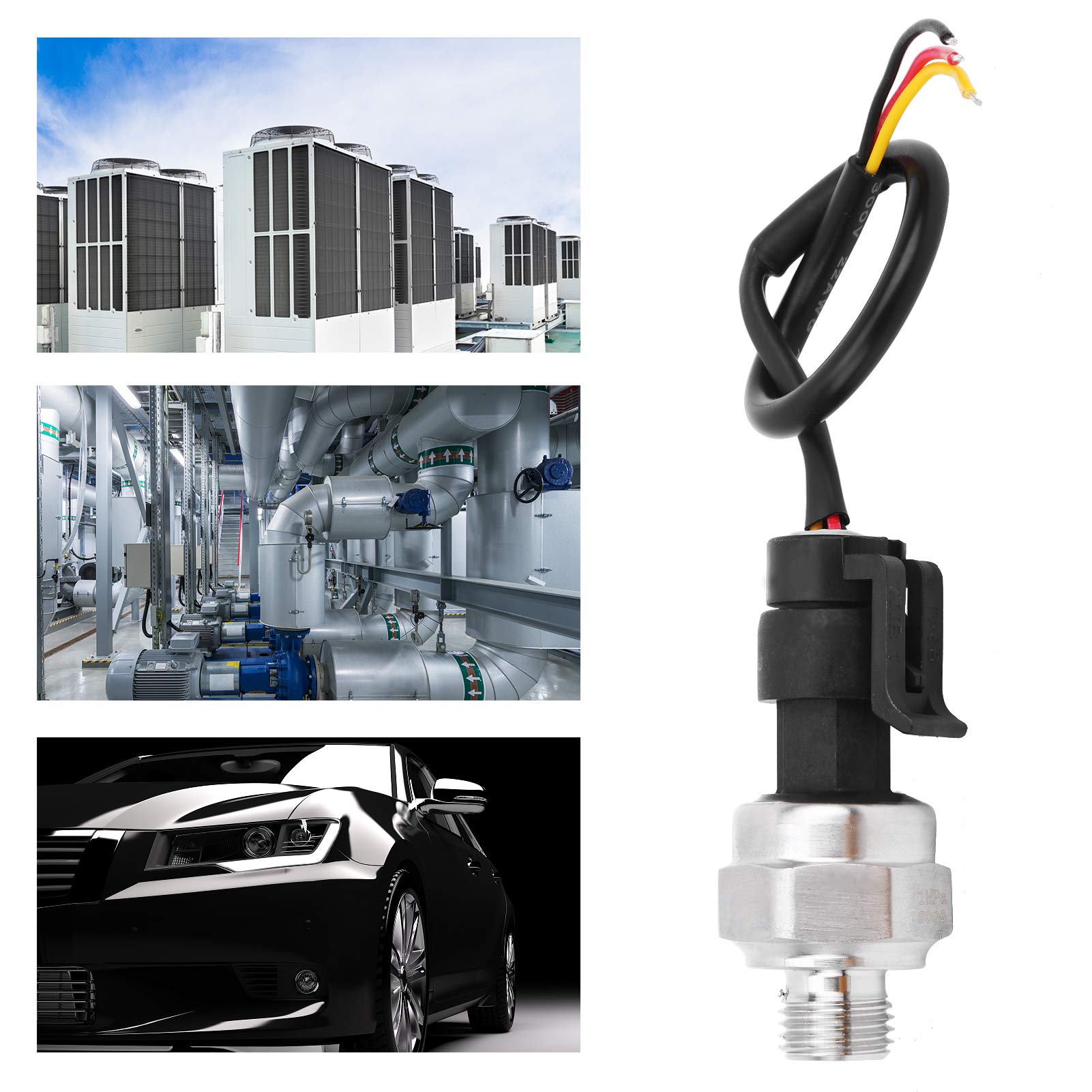 DC0.5‑4.5V G1/4in Drucksensor Hk1100c Kohlenstoffstahl Druckmessumformer für Wasser Öl Luft