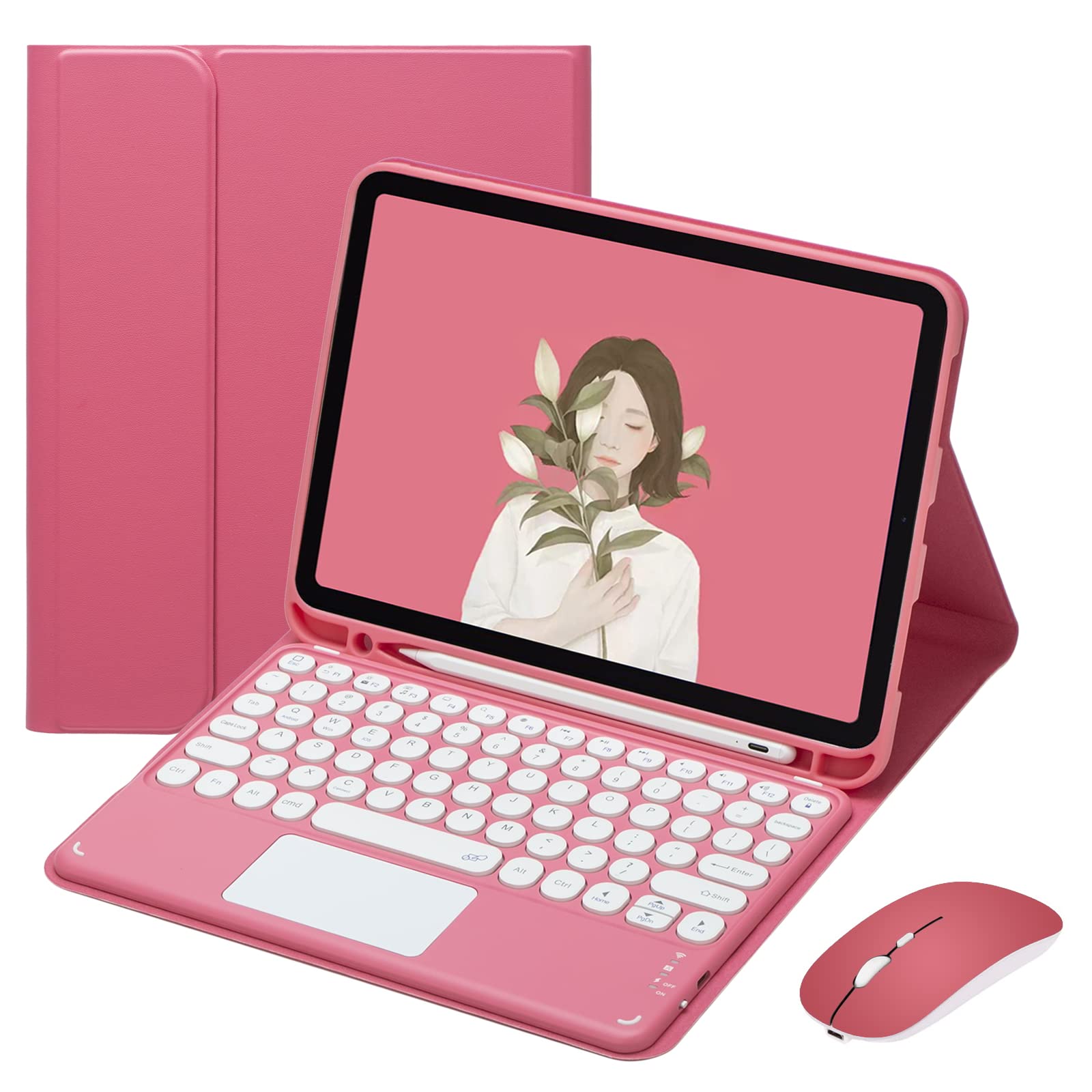 Keyboard Case Mouse for iPad A16 2025 (11th Gen, 11