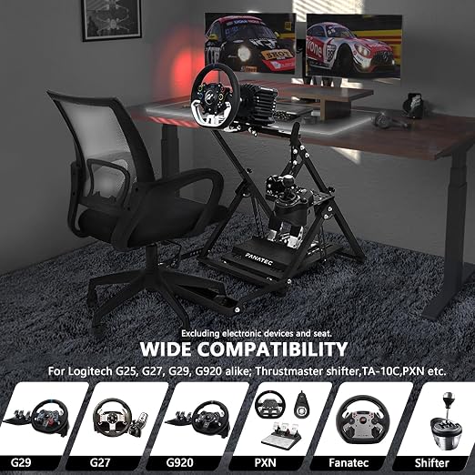 Estructura Dardoo X Frame para volante de carreras ajustable plegable miniatura 4