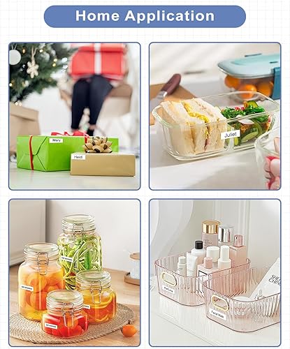 Miniatura 7 de Paquete de 4 recambios para rotuladoras Dymo D1 45013 45014 45015 45021 12 pulgadas x 23 pies para Dymo LabelManager 160 420P 210D 280 360D PnP