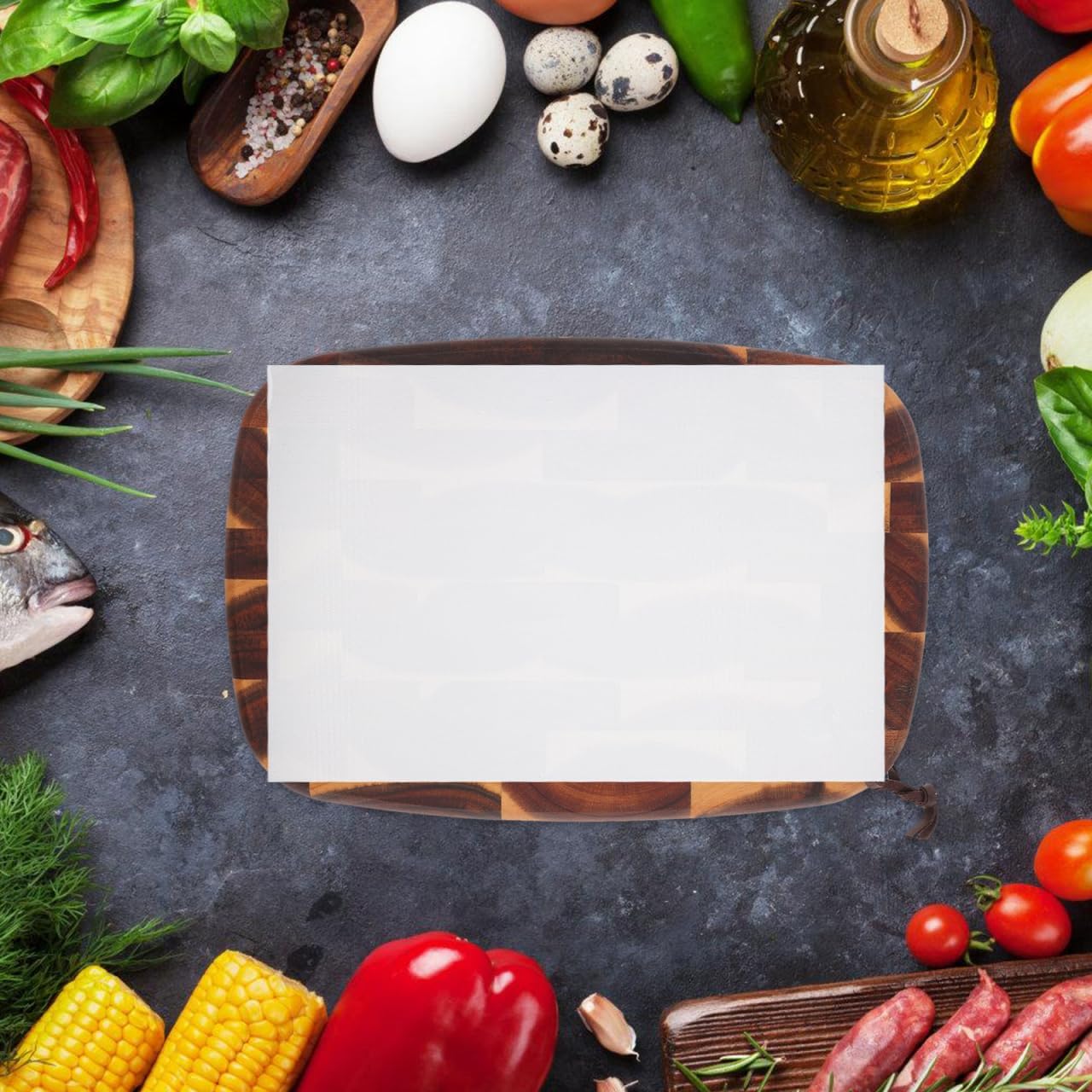 Disposable Cutting Board Mats Roll, 100ft Food Prep