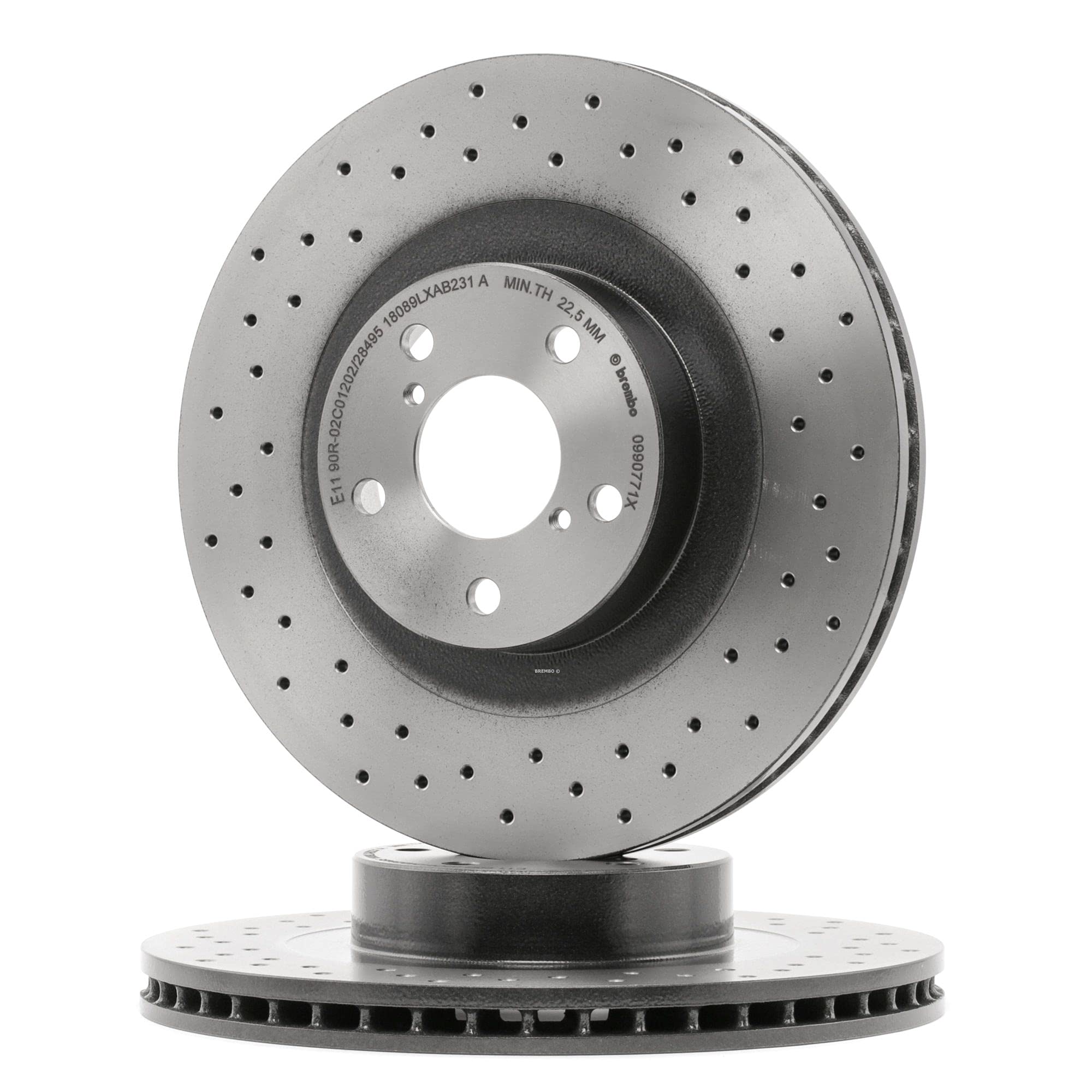 Tarcza Hamulcowa BREMBO 09.9077.1X przód 293mm, 2 szt