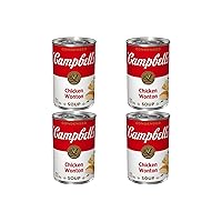 Vista 12 de Campbell's Sopa condensada de fideos con queso cheddar para niños, lata de 10.5 onzas