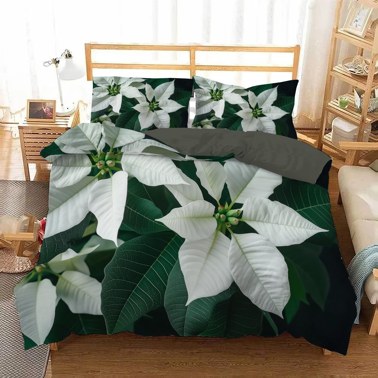 Housse de couette 200x200 imprimé microfibre douce et durable