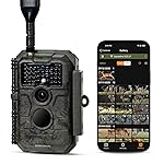 GardePro X20 Cellular Trail Camera, 1296P Video & 48MP Photo, Video Preview, No Glow IR, 110 Wide View, Verizon AT&T, Pre-Installed SIM Card, Shared Data Plan & Camera Sharing for Wildlife