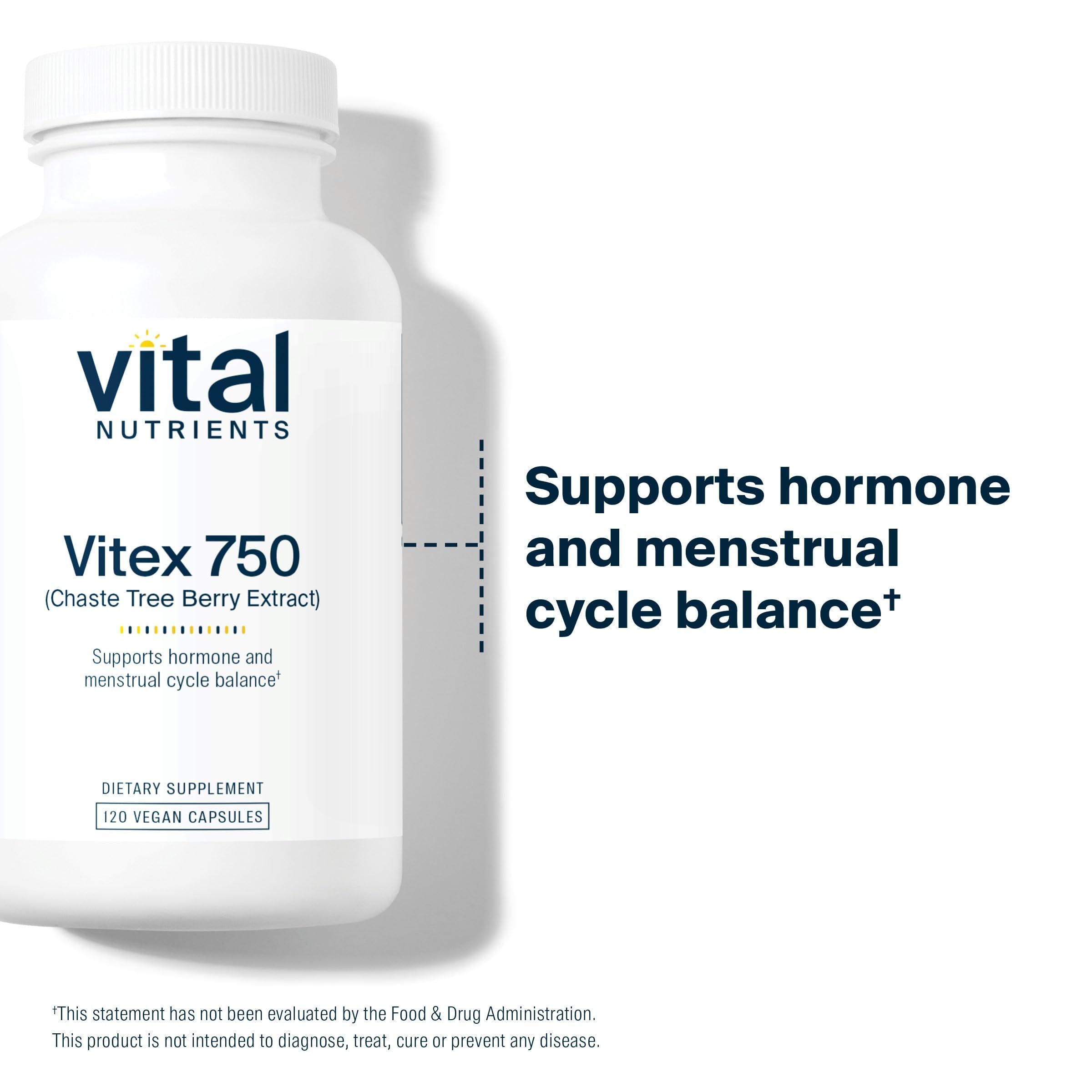 Vital Nutrients Vitex 750-750mg Chaste Tree Berry Extract, 120 Capsules — Amazon image 5