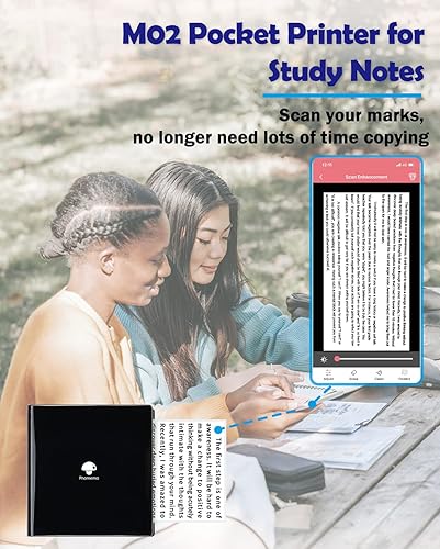 Miniatura 5 de Phomemo - Minimpresora inálambrica de bolsillo con Bluetooth impresora portátil al instante