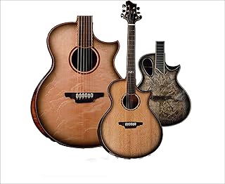 Guitars Group Graphics 3D Sticker for Car Dent and Bike Body Exterior Sports Decal 20 x 20 cm (Pack of 2), Vinyl