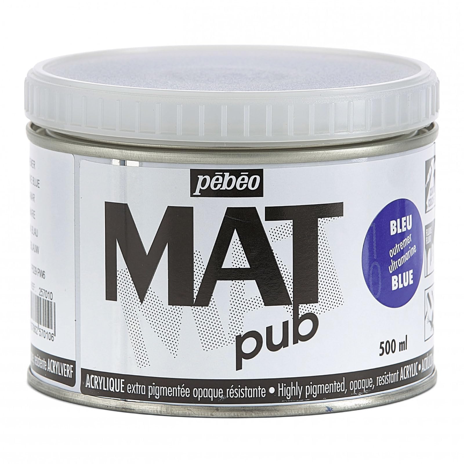 PEBEO Mat Pub 500ml Ultramarine Blue