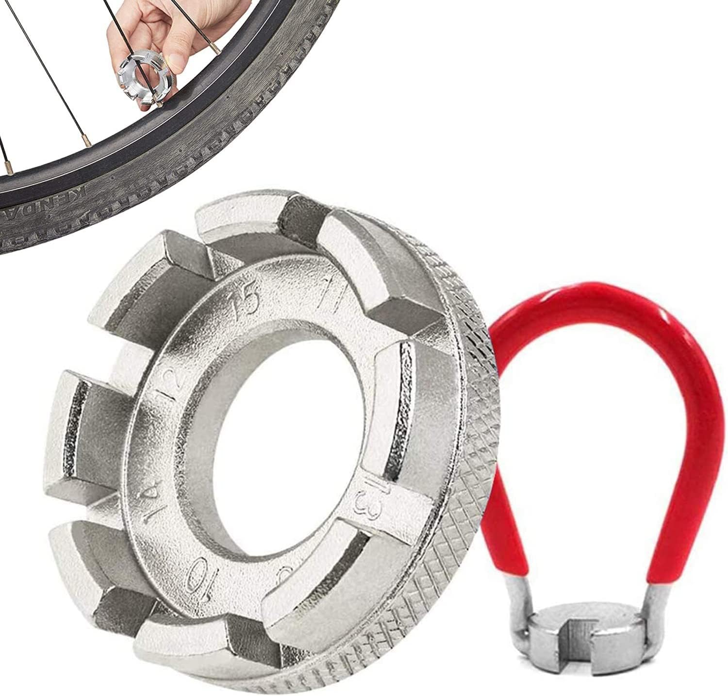 Horolas Spoke Wrench, Bike Spoke Wrench Tool Bike Spoke